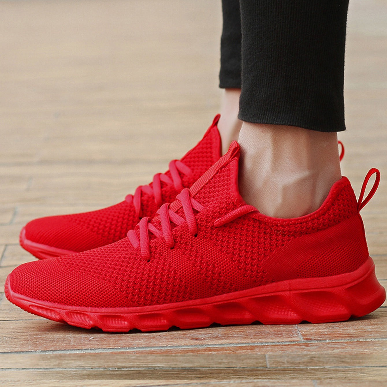 Breathable Lightweight Woven Running Shoes, Chinese New Year Gift