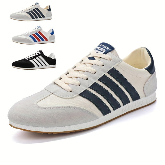 Trendy Lace Up Outdoor Walking Sneakers, Assorted Colors